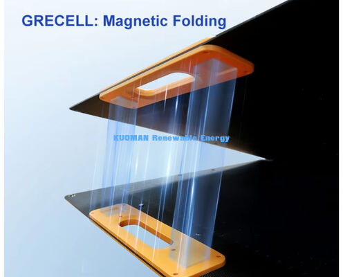 Tấm pin năng lượng mặt trời gập di động 300W 100% năng lượng xanh có thể uốn cong