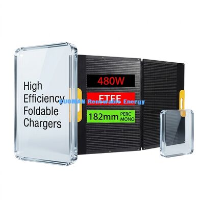 ETFE tấm pin mặt trời 22% hiệu quả tấm pin mặt trời gấp di động với thiết kế gấp và độ bền chống thời tiết