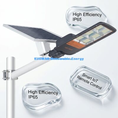 IP67 chống nước 300W-500W ánh sáng đường mặt trời với cảm biến chuyển động thông minh đèn đường LED