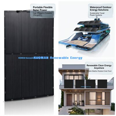 200W Bifacial Flexible Solar Panel - Polycrystalline Silicon Solar Panel cho năng lượng sạch tái tạo