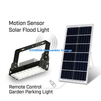 Đèn pha năng lượng mặt trời chống nước IP65 Lumen cao có điều khiển từ xa cho chiếu sáng công nghiệp và đường hầm