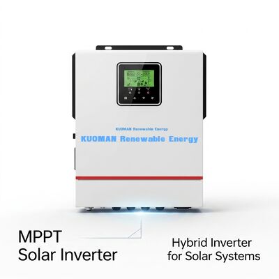 Inverter năng lượng mặt trời ngoài lưới với bộ sạc năng lượng mặt trời MPPT, đầu ra sóng sinus tinh khiết và điều khiển ứng dụng cho bản sao lưu tại nhà