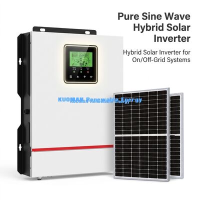 Bộ biến tần năng lượng mặt trời MPPT với sạc tối đa 80A và đầu ra sóng sin chuẩn cho gia đình có điều khiển qua ứng dụng