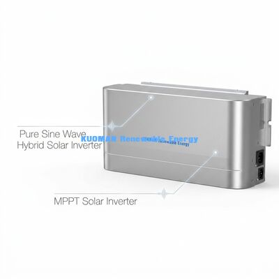 Chuyển đổi năng lượng mặt trời lai 11KW đáng tin cậy với đầu ra sóng sinus tinh khiết và MPPT kép cho nguồn dự phòng
