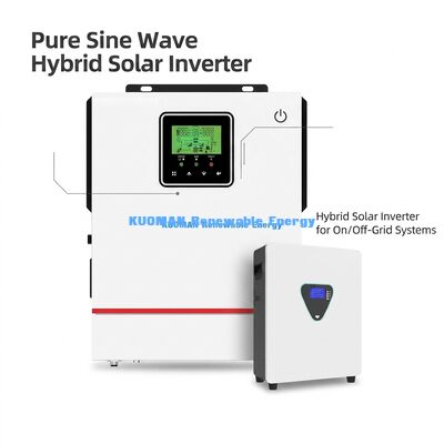 Bộ biến tần năng lượng mặt trời ngoài lưới BSSI-IV Series với đầu ra sóng sinus tinh khiết tích hợp bộ sạc MPPT và điều khiển ứng dụng 1000VA/1500VA