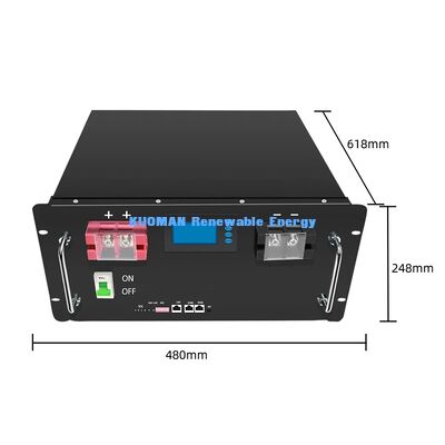 Pin LiFePO4 treo tường tiết kiệm không gian 48V 300Ah cho năng lượng mặt trời và dự phòng gia đình