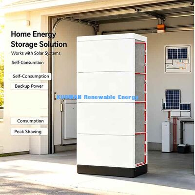 Bảo hành 10 năm Pin xếp chồng LiFePO4 48V có thể mở rộng cho hệ thống dự phòng năng lượng mặt trời dân dụng