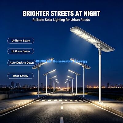 30W LiFePO4 pin ánh sáng đường mặt trời tất cả trong một thiết kế chống nước ngoài mặt trời đèn đường LED