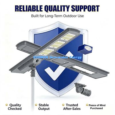 50W 220lm / W hiệu suất cao ánh sáng đường phố mặt trời IP65 chống nước đèn mặt trời tích hợp
