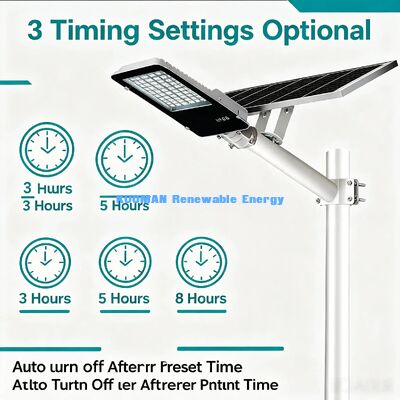 10AH pin lithium ánh sáng đường phố mặt trời 12 giờ đêm đầy đủ đèn LED sân sau