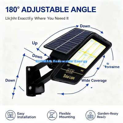 Ánh sáng vườn ngoài trời năng lượng mặt trời IP65 chống thời tiết cảm biến ô tô sân đường lái xe Đèn LED