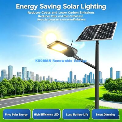 Đèn đường LED thông minh carbon thấp -- Lịch trình thông minh, tiết kiệm năng lượng Đèn đường đô thị