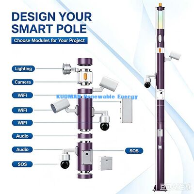Smart Street Light Pole với quản lý từ xa và nền tảng đám mây