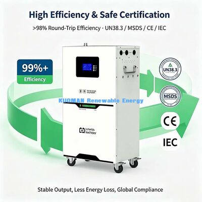 5.12kWh 51.2V 100Ah Pin Sắt Liti Pin Lưu Trữ Năng Lượng Mặt Trời Độc Lập