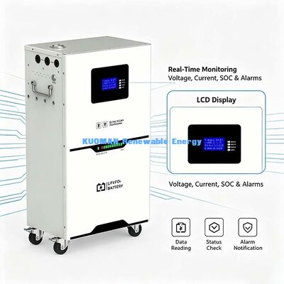 Powerwall LiFePO4 51.2V 100Ah, 6000 chu kỳ, Hỗ trợ kết nối song song tối đa 15 đơn vị