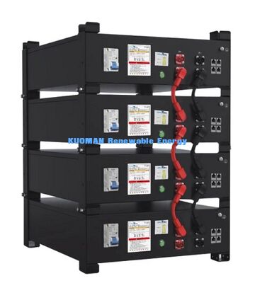 KM Năng lượng mới Nhà pin lưu trữ điện 51.2V 100Ah LiFePO4 pin UL9540A UL1973