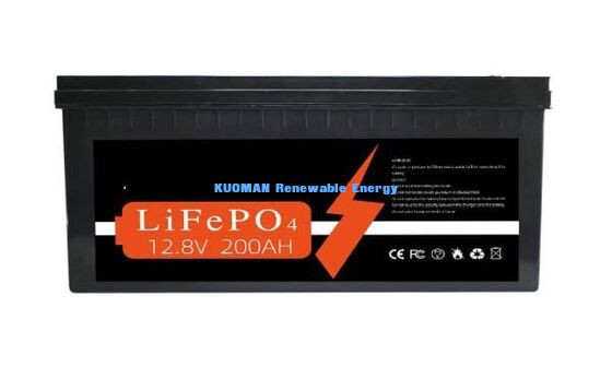 Pin sạc LiFePO4 12V 200Ah chu kỳ sâu với 8000 chu kỳ và bảo hành 10 năm cho lưu trữ năng lượng