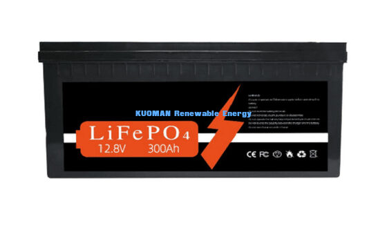 Pin Lithium 12V 300Ah tùy chỉnh với 3840Wh năng lượng và 8000 chu kỳ sử dụng để lưu trữ năng lượng