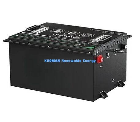 Pin sạc LiFePO4 xe golf KM 36V -50-150Ah tùy chỉnh, 8000 chu kỳ