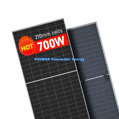 Tấm pin năng lượng mặt trời đơn tinh thể 700W chống chịu thời tiết IP65, Mô-đun PV 1722x1134x30mm