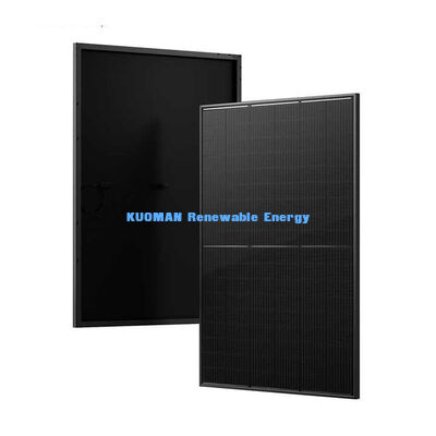 Tấm Pin Năng Lượng Mặt Trời Loại N Màu Đen 415W Hiệu Suất 22% và Khung Nhôm Anodized