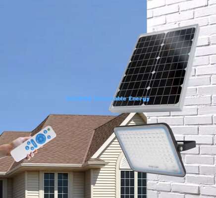 Đèn Floodlight Năng Lượng Mặt Trời 15000LM Siêu Sáng Chống Thấm IP65 Có Cảm Biến Chuyển Động Dùng Cho An Ninh Ngoài Trời