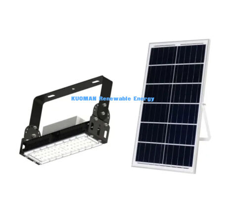 Đèn pha năng lượng mặt trời chống nước IP65 Lumen cao có điều khiển từ xa cho chiếu sáng công nghiệp và đường hầm