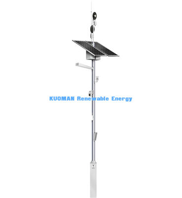 Smart Solar Street Light Pole với màn hình LCD điều khiển từ xa và tuổi thọ 50000h