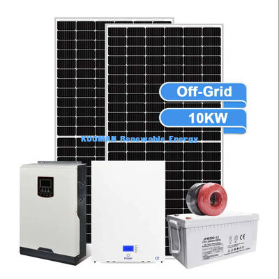 Hệ thống năng lượng mặt trời 10kw cho gia đình, hệ thống lưu trữ pin năng lượng mặt trời hoàn chỉnh cho gia đình sử dụng