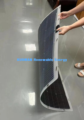 Tấm pin năng lượng mặt trời màng mỏng quang điện linh hoạt chống nước IP68 công suất 100W 210W cho du lịch và nhà ở