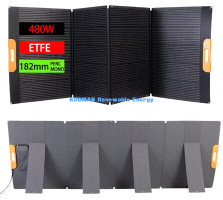 ETFE tấm pin mặt trời 22% hiệu quả tấm pin mặt trời gấp di động với thiết kế gấp và độ bền chống thời tiết