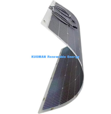 IP67 chống nước 200W Điện năng lượng 360 ° Bendable Flexible Bifacial Solar Panel cho RV Home và Travel