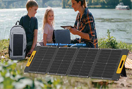 55W Sạc Năng Lượng Mặt Trời Chống Thấm Nước Siêu Nhẹ - Tấm Pin Năng Lượng Mặt Trời Di Động Dành Cho Đi Bộ Đường Dài và Leo Núi
