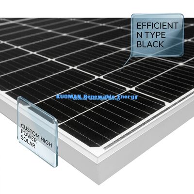 Tấm pin năng lượng mặt trời 25A dòng điện cao, hiệu suất 22% và chống nước IP65 cho hệ thống độc lập & thương mại
