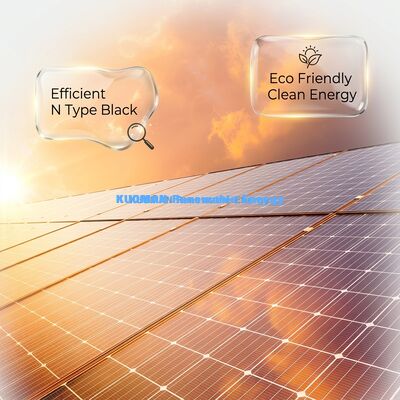 N loại tấm pin mặt trời đơn tinh thể 410W-430W với hộp kết nối IP68 cho hệ thống điện tùy chỉnh