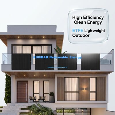 Tấm pin năng lượng mặt trời linh hoạt, chống nước IP68, 100W, uốn cong 360° cho mái nhà và thuyền, có chứng nhận FCC