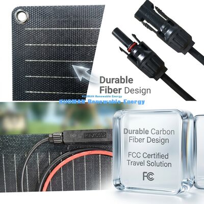 Tấm pin năng lượng mặt trời linh hoạt, có thể uốn cong, hiệu suất cao 200W cho năng lượng sạch tái tạo