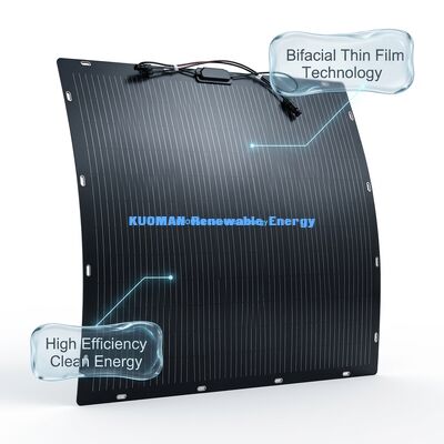 200W Bifacial Flexible Solar Panel - Polycrystalline Silicon Solar Panel cho năng lượng sạch tái tạo