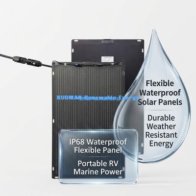 Bộ phim mỏng 30W ETFE tấm pin mặt trời linh hoạt cho các cuộc phiêu lưu ngoài trời và leo núi