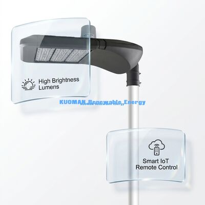 Đèn đường LED thông minh cho vườn chống nước IP66, điều khiển thông minh LoRaWAN và tuổi thọ 100.000 giờ cho chiếu sáng năng lượng mặt trời ngoài trời