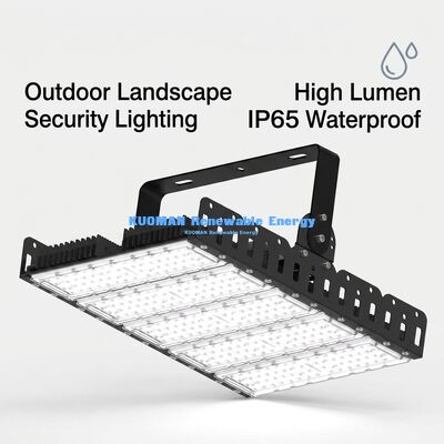 Đèn pha năng lượng mặt trời chống nước IP65 Lumen cao có điều khiển từ xa cho chiếu sáng công nghiệp và đường hầm