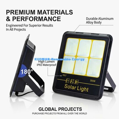 IP65 chống nước 200W-400W ánh sáng mặt trời với 15000LM High Lumen LED ánh sáng mặt trời vườn