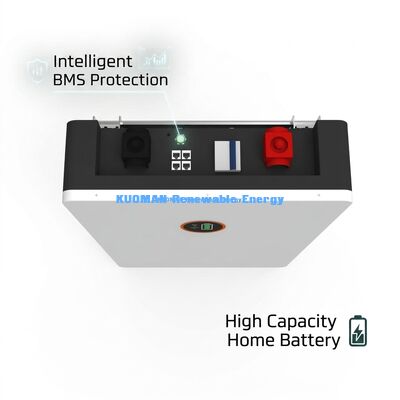 48V 100AH LiFePO4 pin gia đình với giám sát thời gian thực và bảo hành 10 năm cho hệ thống năng lượng mặt trời