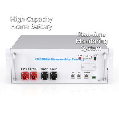 Lưu trữ Pin Gia đình KM 48V 200Ah LiFePO4 với Dung lượng 10.24 kWh và Hơn 8000 Chu kỳ cho Lưu trữ Năng lượng Gia đình