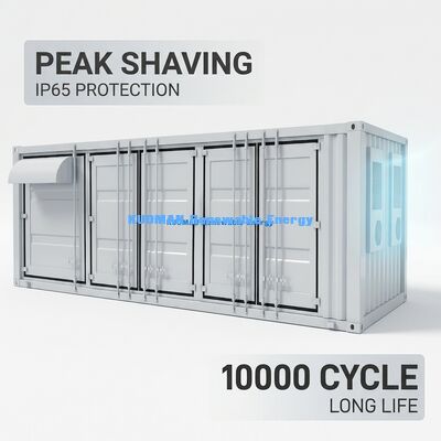 Hệ thống lưu trữ năng lượng thương mại đạt chuẩn IP54 với BMS & Quản lý nhiệt tiên tiến cho Lưu trữ Pin Công nghiệp