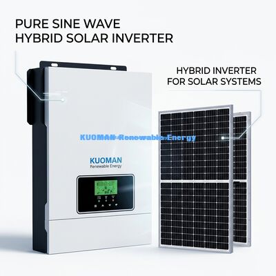 Bộ biến tần năng lượng Off-Grid 24V với bộ sạc năng lượng mặt trời MPPT 80A, điều khiển qua ứng dụng và đầu ra sóng sin tinh khiết cho hệ thống năng lượng mặt trời gia đình