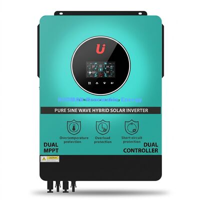 10KW Hybrid Solar Inverter với hiệu suất 98% và Ba lớp bảo vệ cho Gia đình và Thương mại