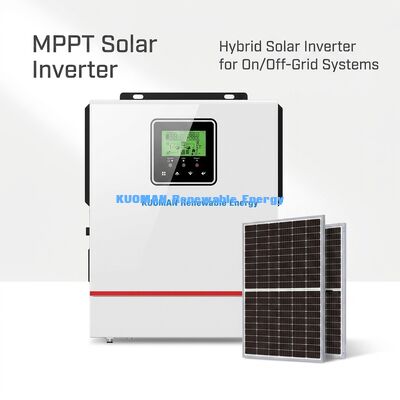 Bộ biến tần năng lượng mặt trời MPPT với sạc tối đa 80A và đầu ra sóng sin chuẩn cho gia đình có điều khiển qua ứng dụng