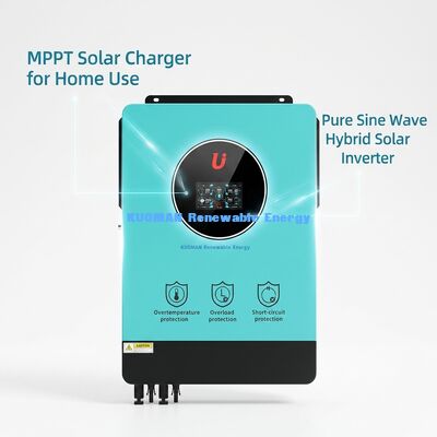 Máy biến đổi năng lượng mặt trời lai 10KW với hiệu quả 98% và bảo vệ gấp ba lần cho các hệ thống On / Off-Grid