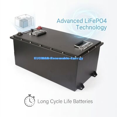KM 72V -100Ah Xe golf tùy chỉnh LiFePO4 pin với 8000 chu kỳ và 7360Wh năng lượng